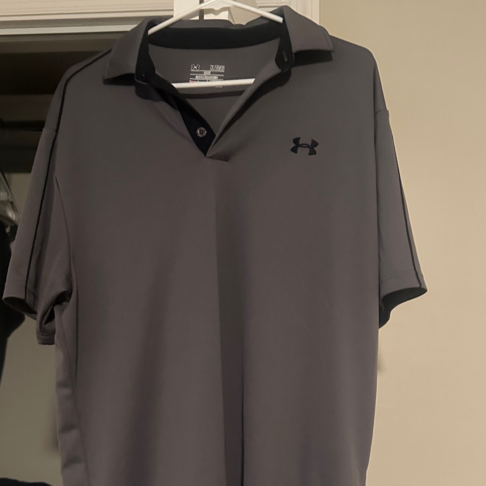 Under Armour Men's Charcoal Polo Shirt